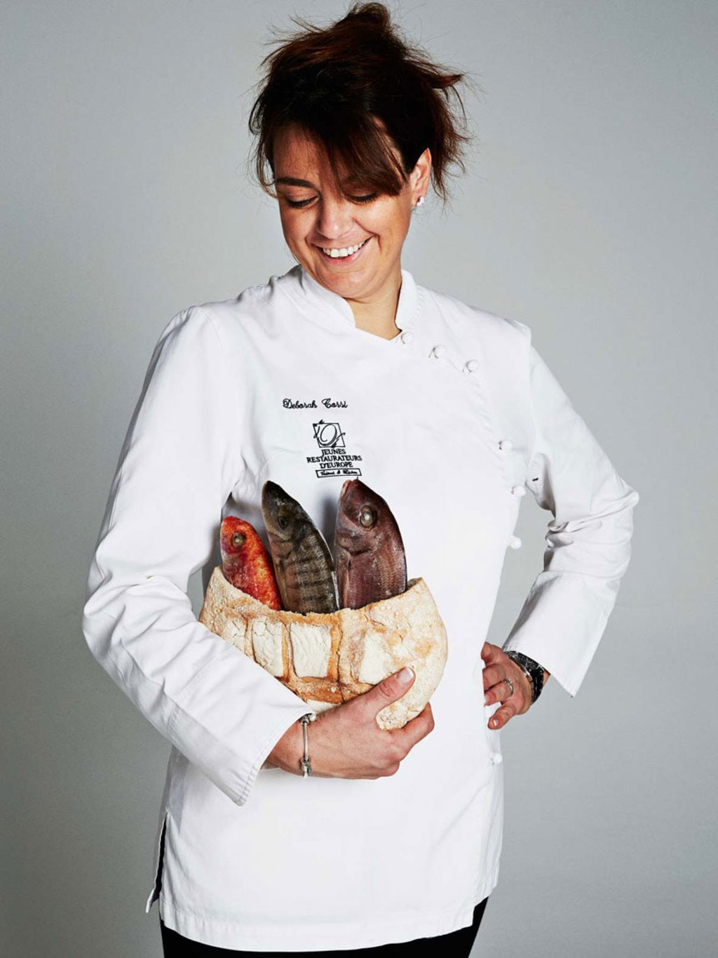 La chef Deborah Corsi. Courtesy of Jeunes Restaurateurs d'Europe-Italia