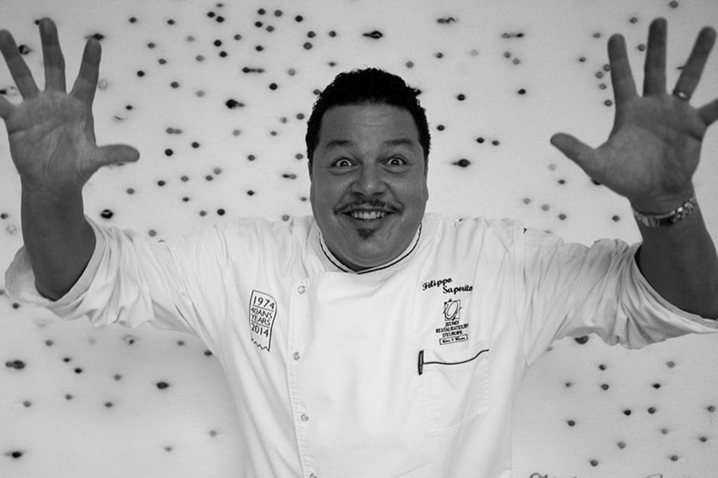 Lo chef Filippo Saporito. Courtesy of La leggenda dei frati