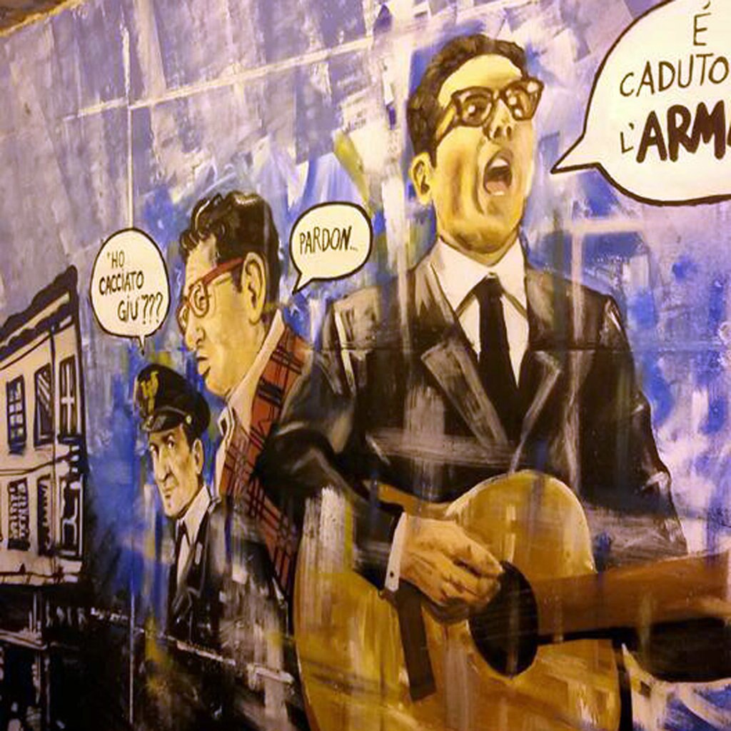 Murales di Alberto Locatelli nel tunnel pedonale di via Orwell - Courtesy of Alberto Locatelli. http://www.facebook.com/albertolocatelliartbook