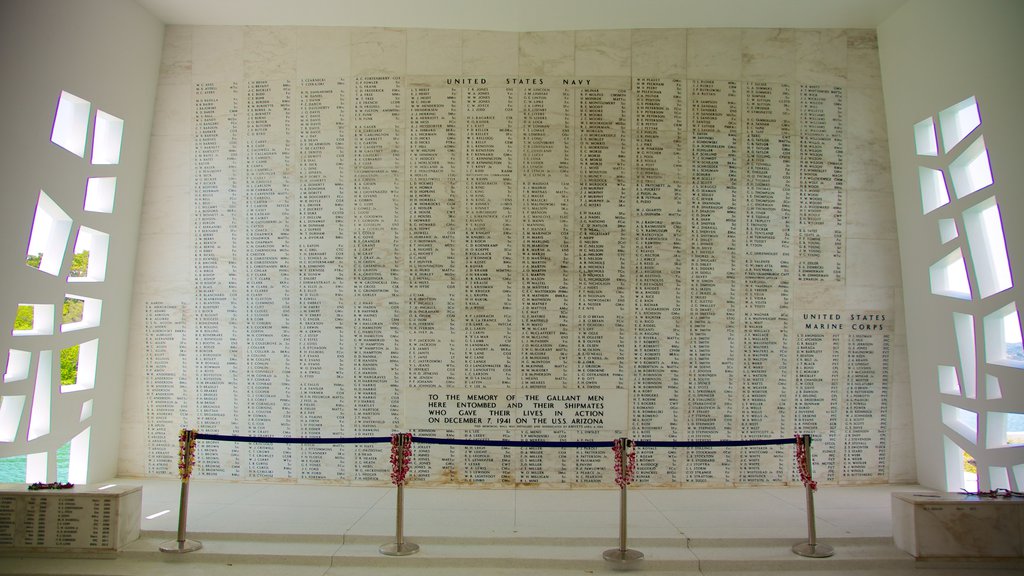 USS Arizona Memorial showing a memorial