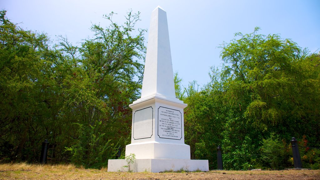 Monumento al Capitán Cook mostrando un monumento