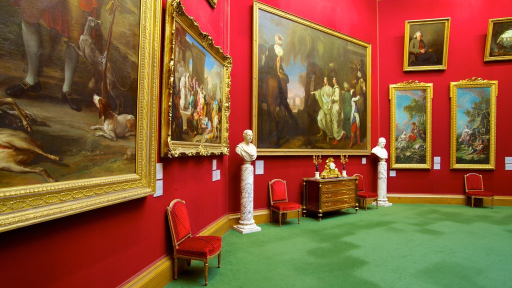 Scottish National Gallery featuring interior views