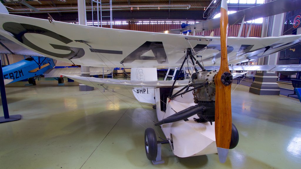 Museum of Science and Industry which includes interior views and aircraft