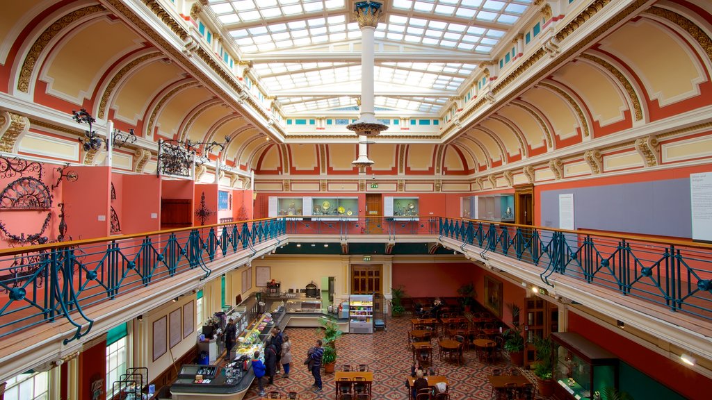 Birmingham Museum and Art Gallery showing art and interior views