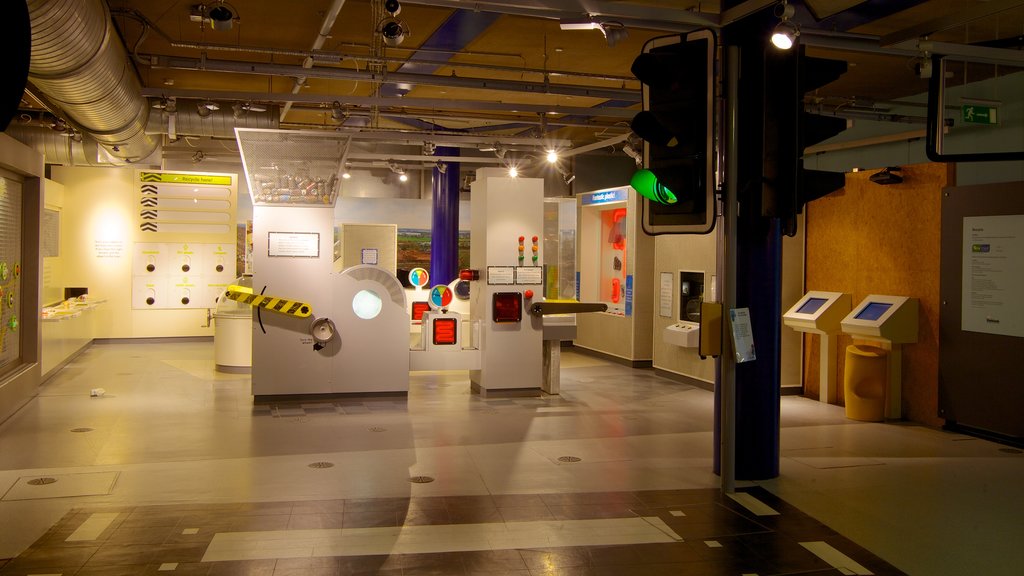 Thinktank Birmingham Science Museum which includes interior views