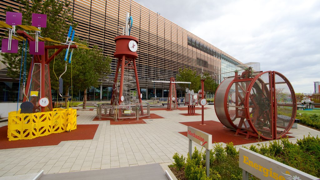 Thinktank Birmingham Science Museum showing a city