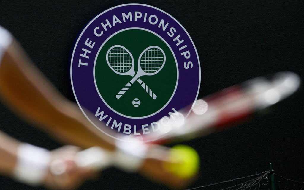 Il logo del campionato di Wimbledon