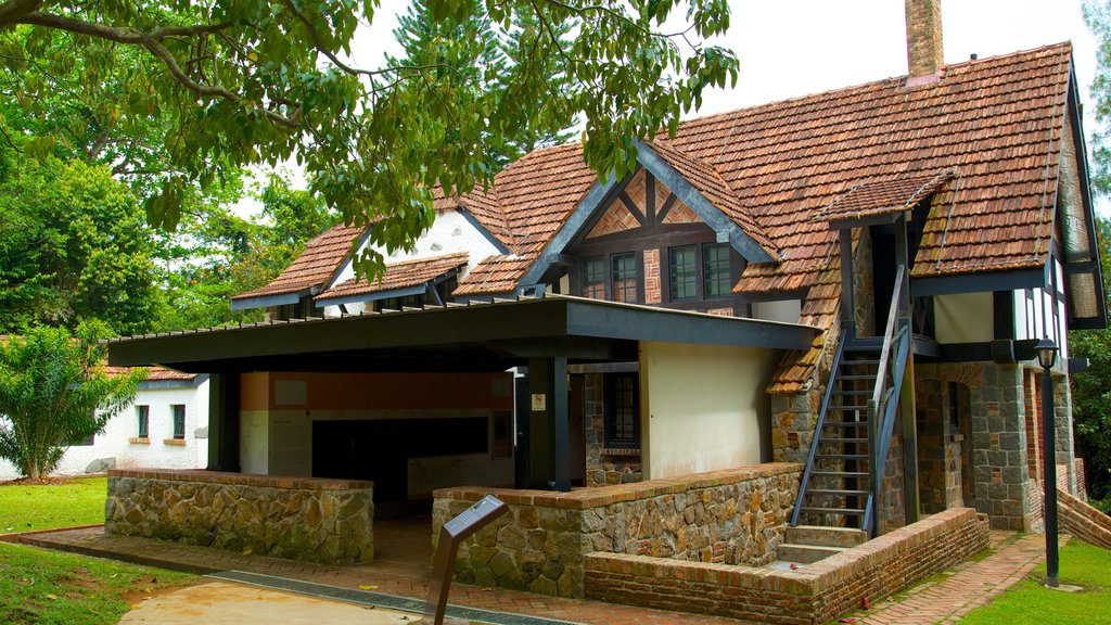 Pulau Ubin showing a small town or village and a house