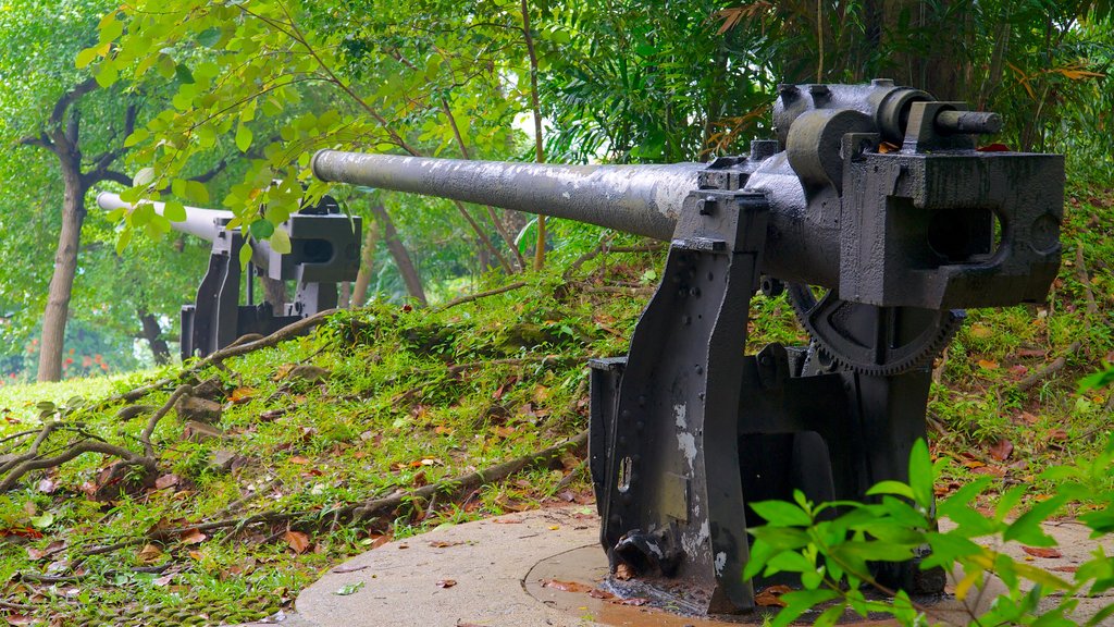 Sentosa Island which includes military items