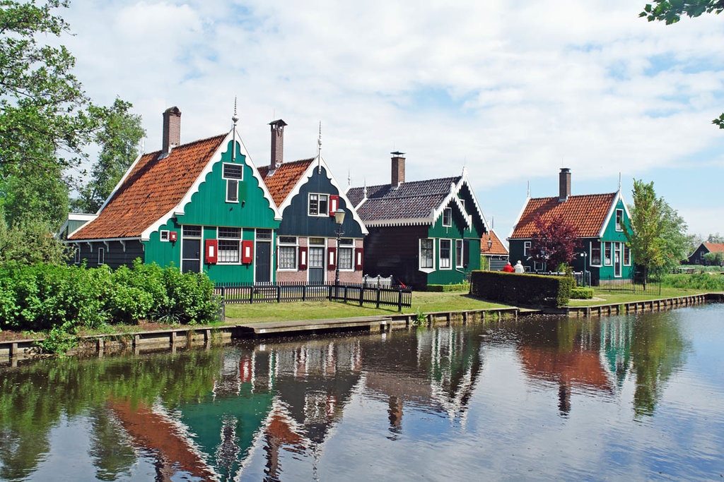 Edifici tipici a  Zaanse-Schans. Courtesy of dezaanseschans.nl 