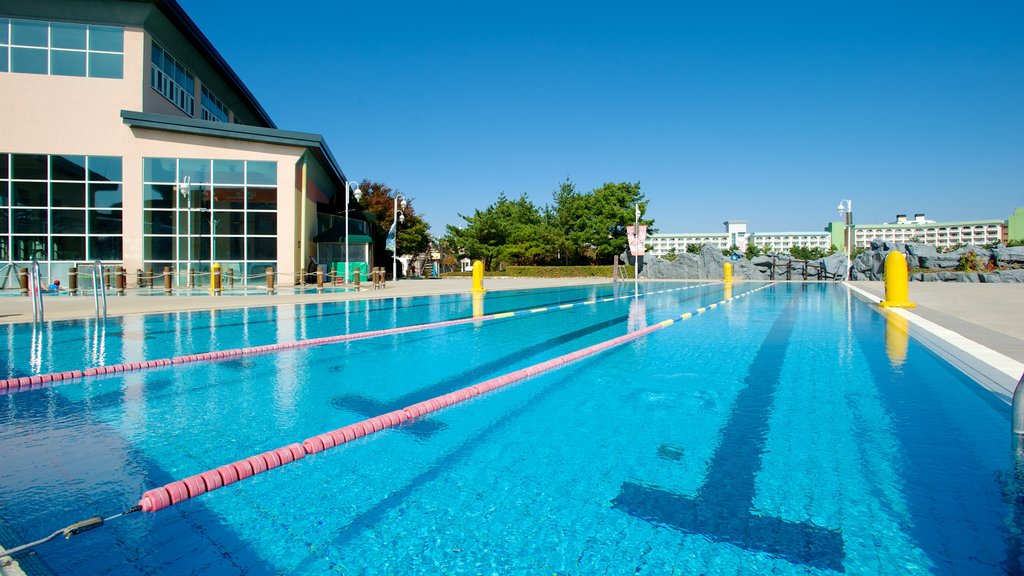 Sokcho featuring a pool