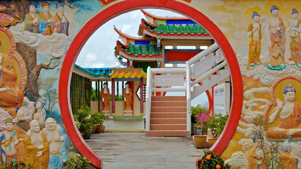 Kek Lok Si Temple which includes a temple or place of worship and religious aspects