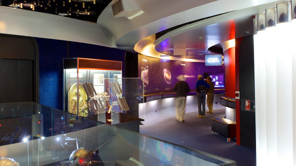 Sir Thomas Brisbane Planetarium featuring interior views