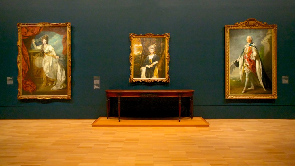 National Gallery of Victoria showing art and interior views