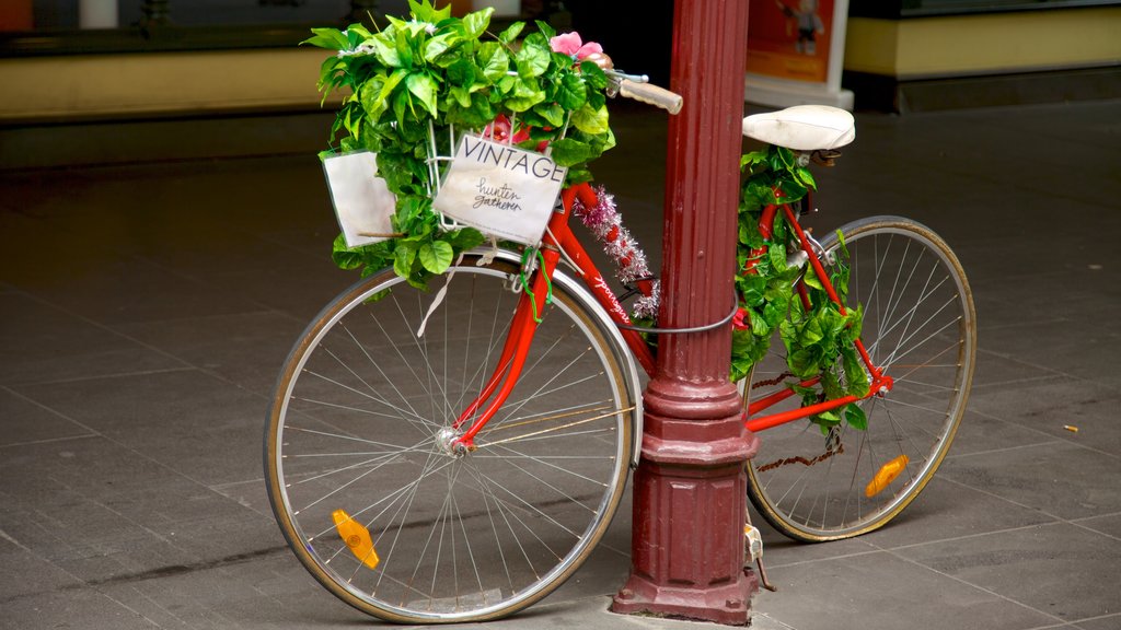 Bourke Street Mall toont straten