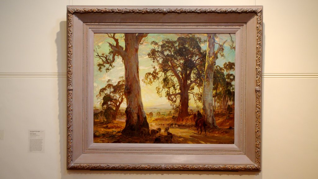 Art Gallery of Western Australia showing art and interior views