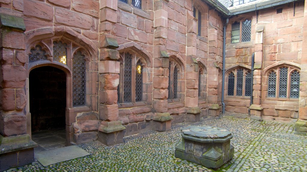 Chetham\'s Library showing heritage architecture