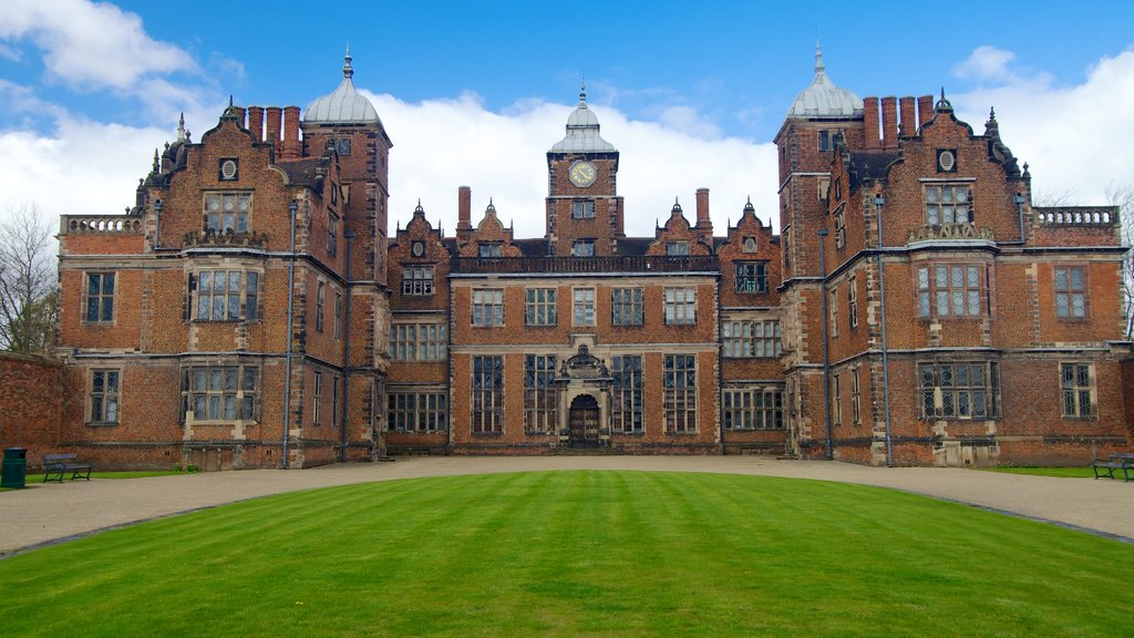 Aston Hall which includes heritage architecture and a castle