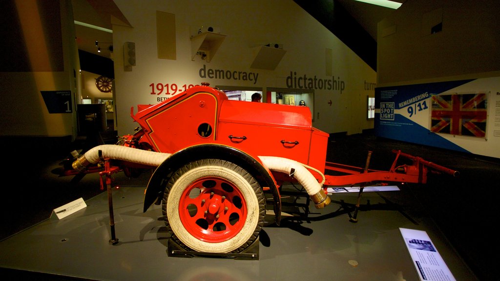 Imperial War Museum North showing interior views