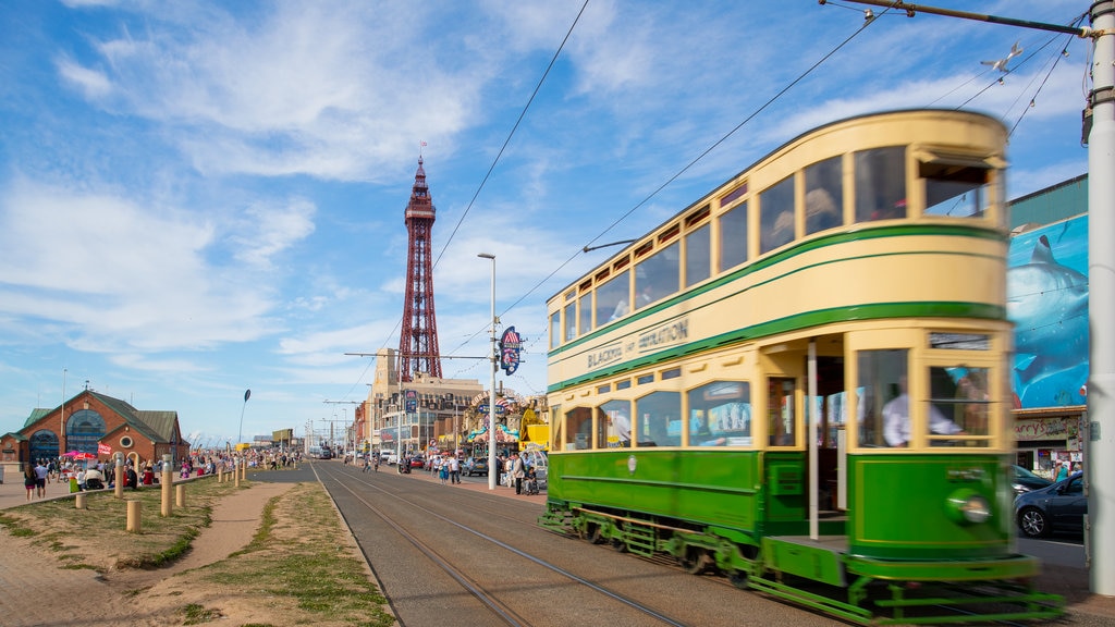 Lancashire featuring railway items