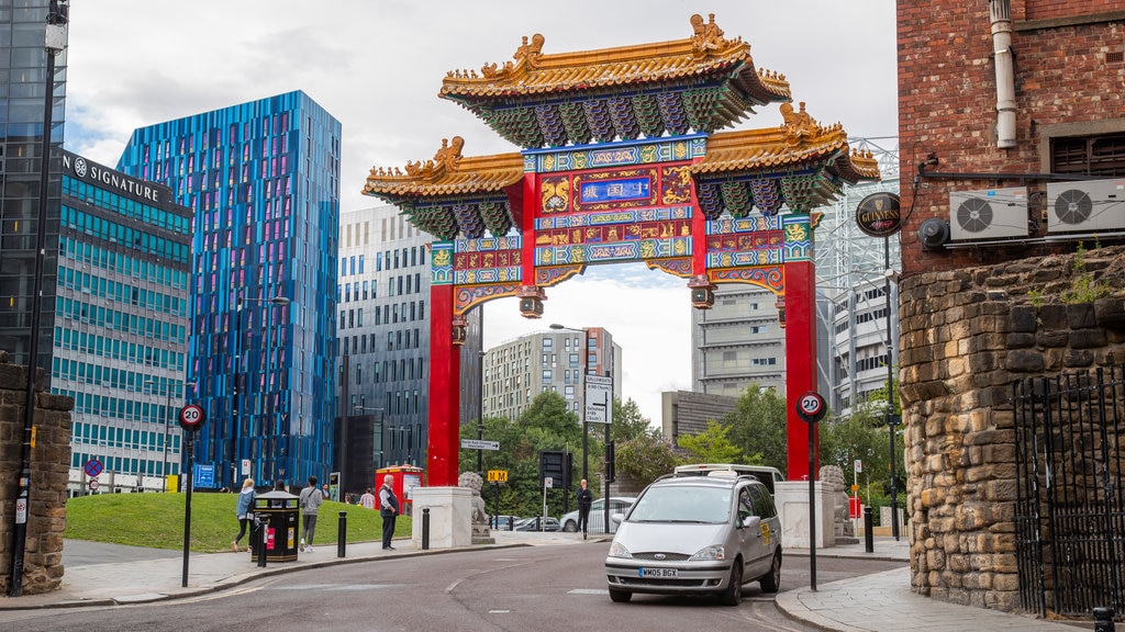 Chinatown mostrando elementos del patrimonio