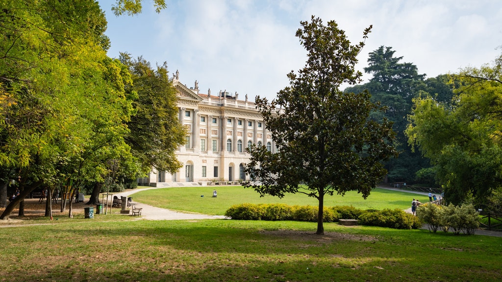 Villa Reale which includes heritage architecture and a garden