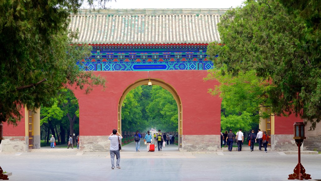 Temple of Heaven which includes street scenes, religious aspects and a temple or place of worship