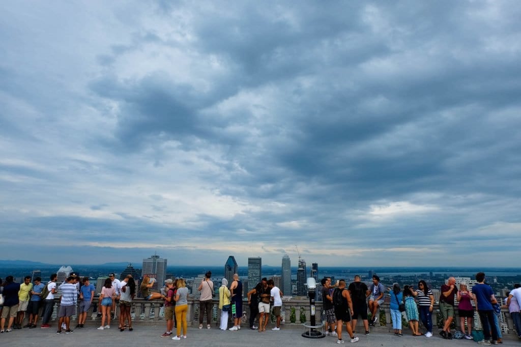 la vue du Mont-Royal