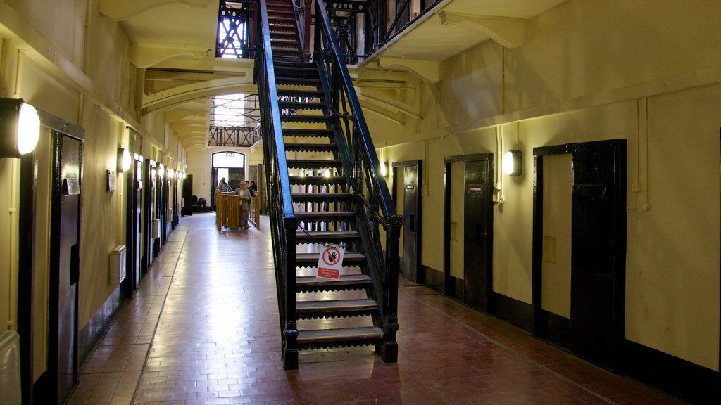 Crumlin Road Jail showing interior views