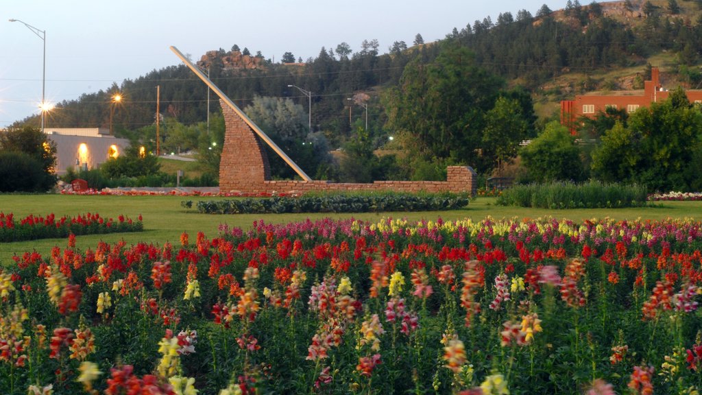 Rapid City ofreciendo flores, flores silvestres y un parque