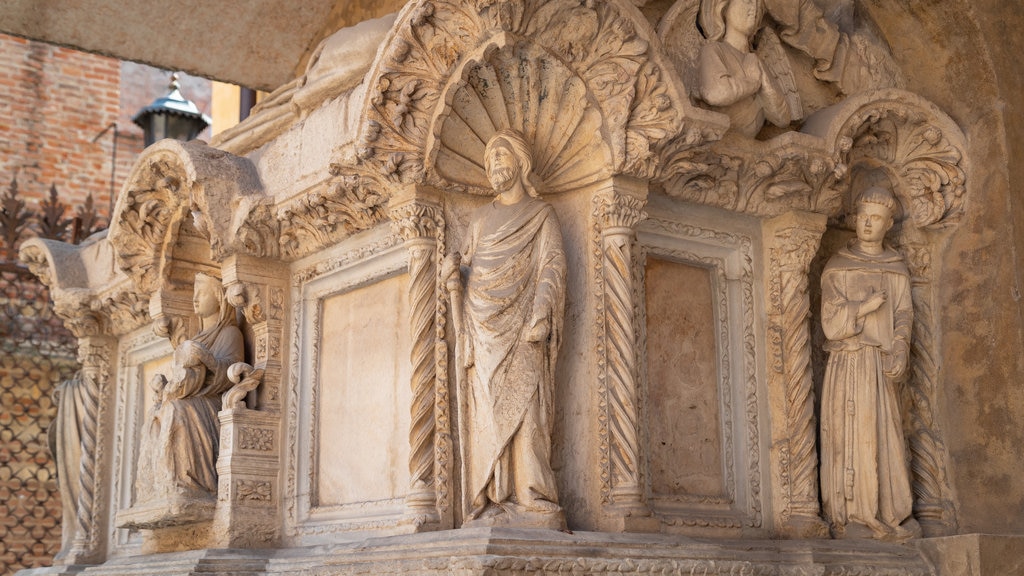 Scaliger Tombs showing religious aspects and heritage elements