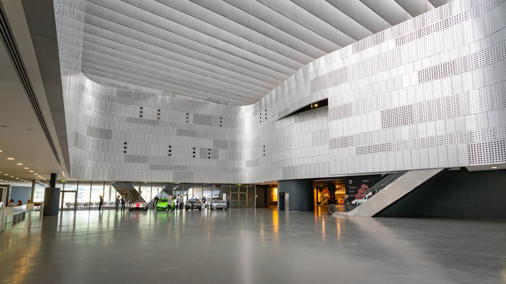 Museum of the Automobile showing interior views