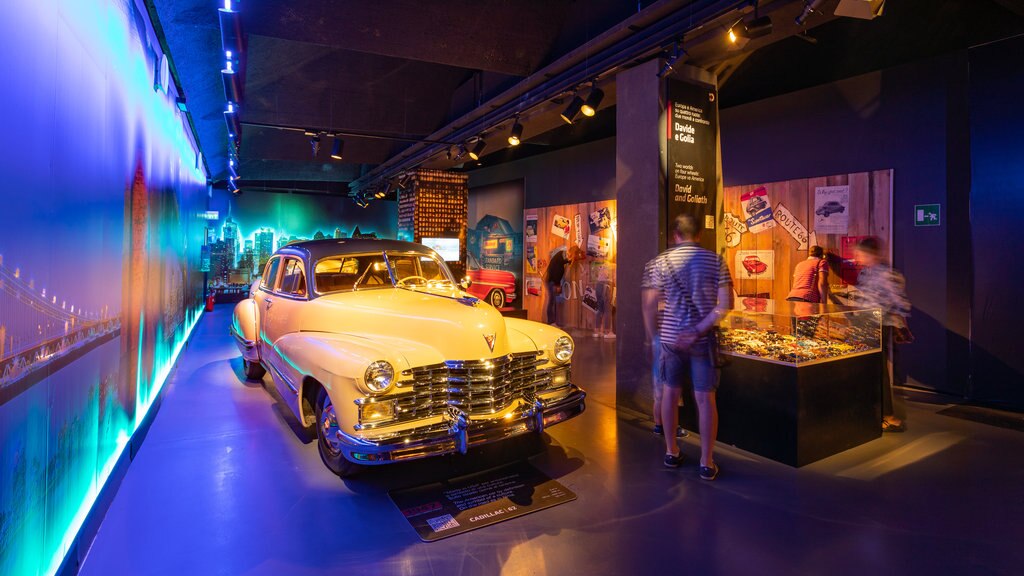 Museum of the Automobile showing interior views