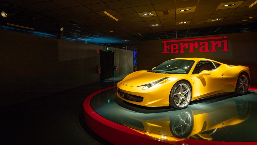 Museum of the Automobile showing interior views