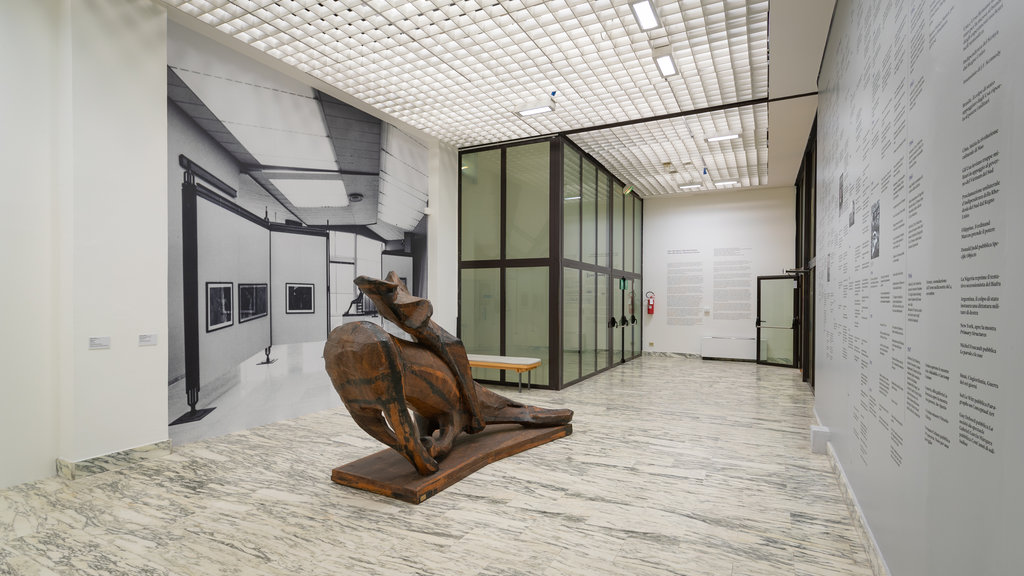 Galleria Civica d\'Arte Moderna e Contemporanea featuring interior views and art