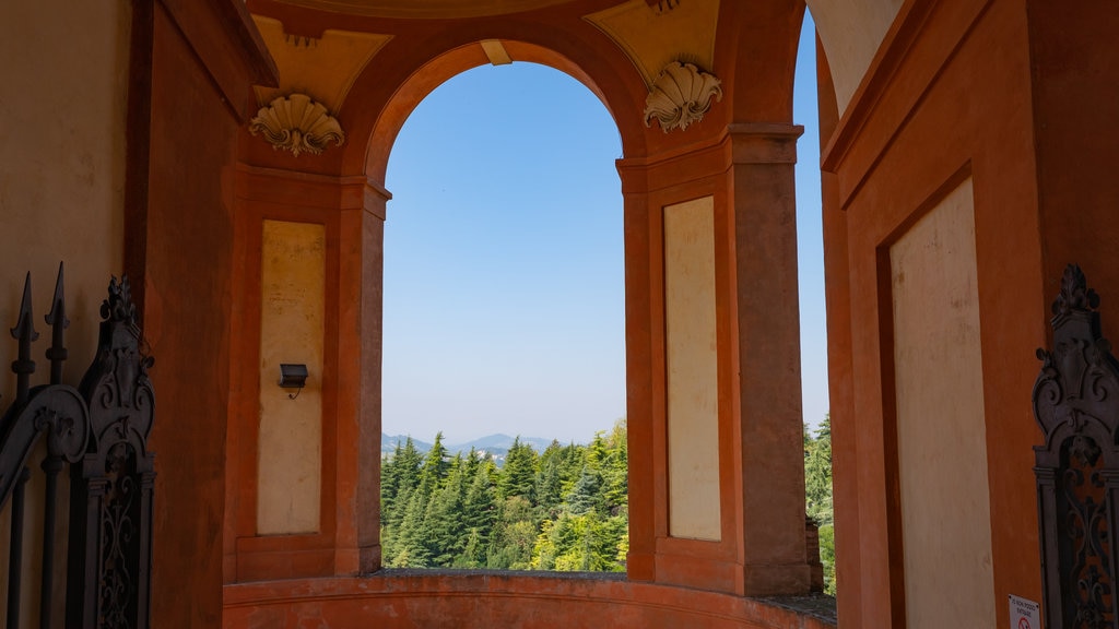 Sanctuary of the Madonna di San Luca which includes interior views