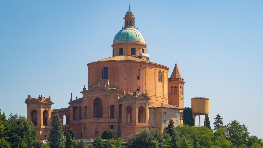 Sanctuary of the Madonna di San Luca showing heritage architecture