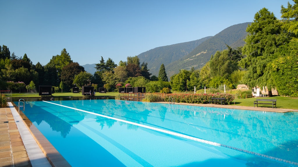 Merano Thermal Baths showing a pool