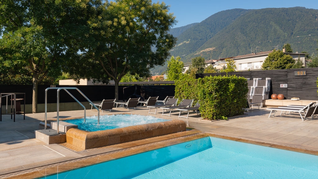 Merano Thermal Baths showing a pool