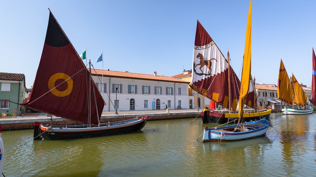 Cesenatico Maritime Museum showing a bay or harbor