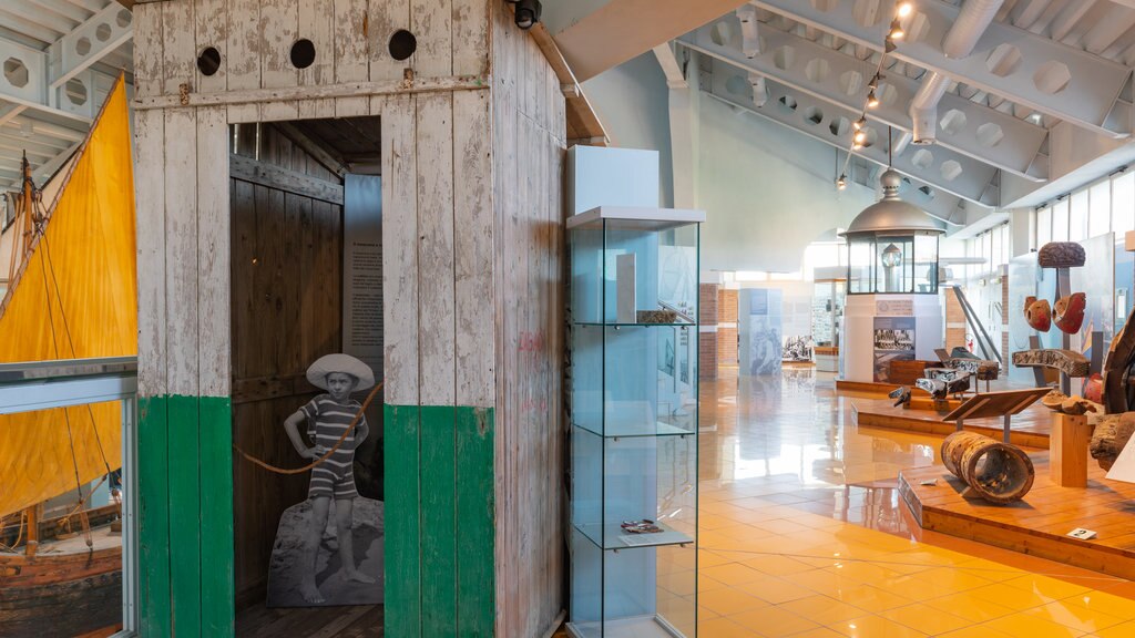 Cesenatico Maritime Museum which includes interior views