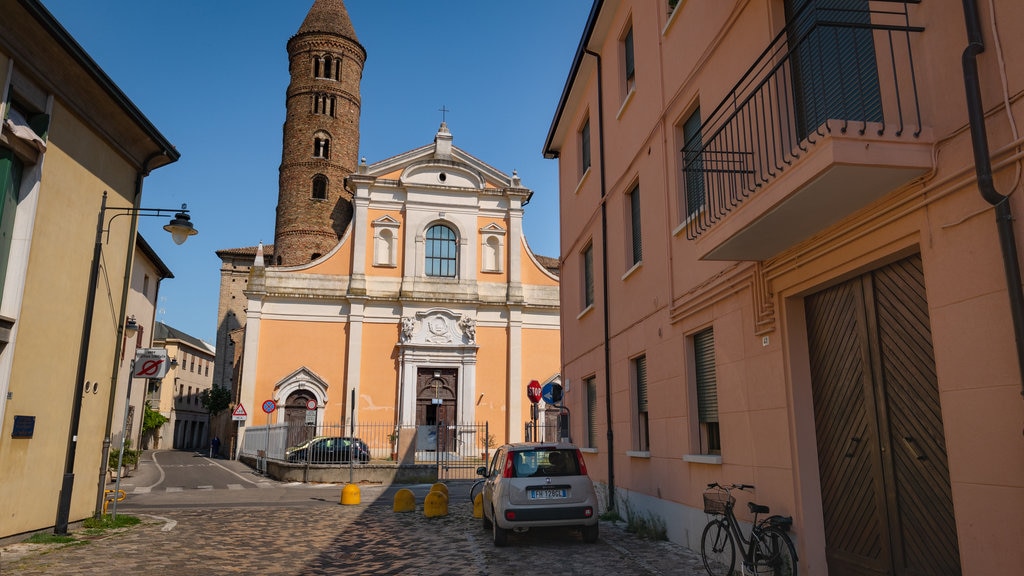 Church of San Giovanni Battista which includes a church or cathedral and heritage architecture