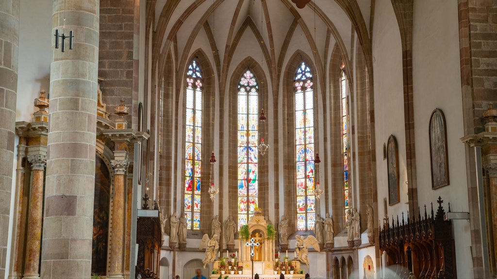 St. Nicholas Church featuring heritage elements, a church or cathedral and interior views