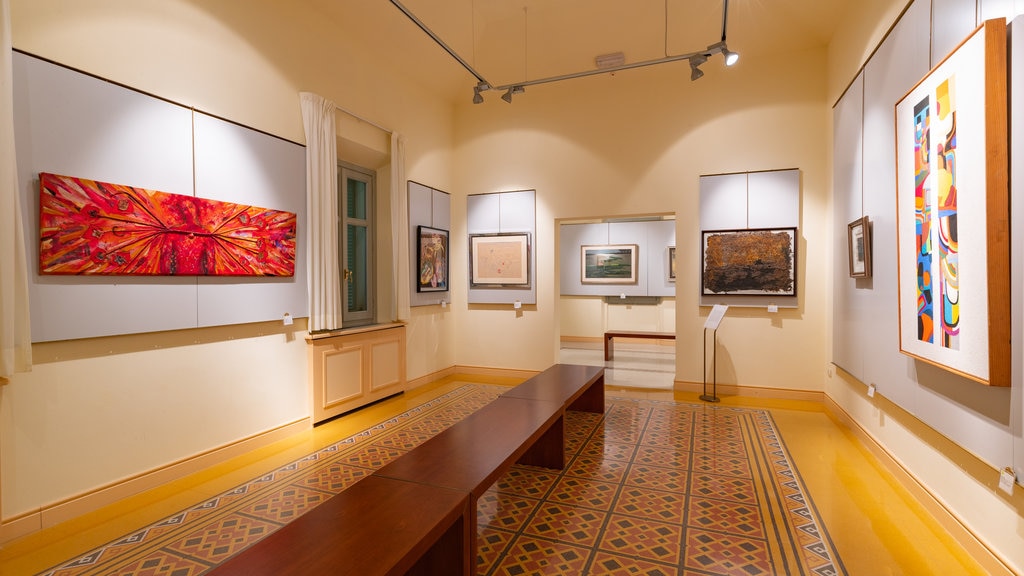 Gallery of Modern and Contemporary Art Villa Franceschi showing art and interior views