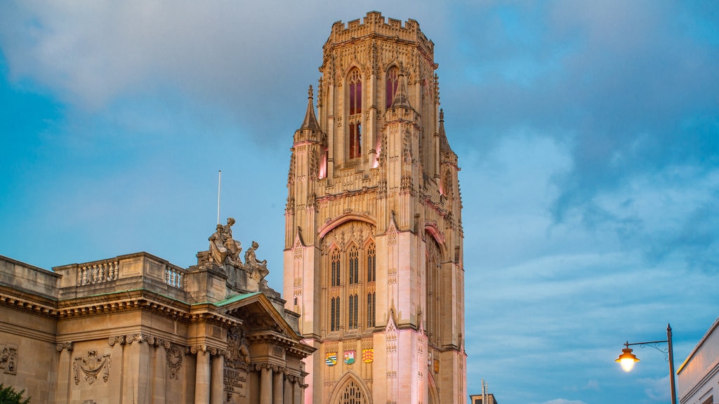 University of Bristol featuring heritage architecture and heritage elements