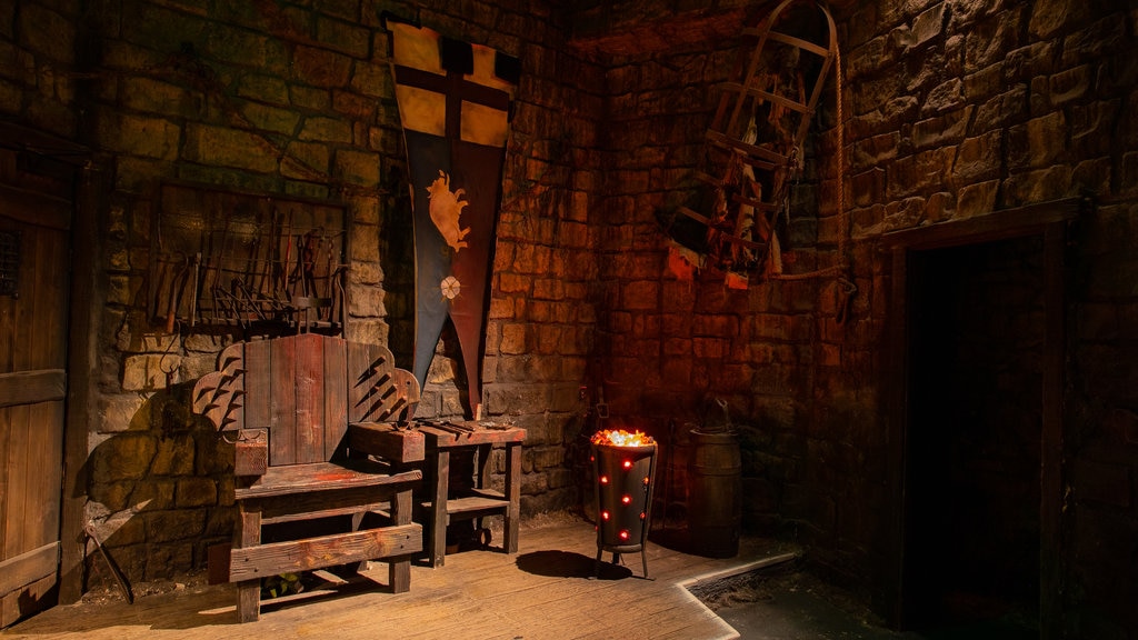 York Dungeon bevat interieur