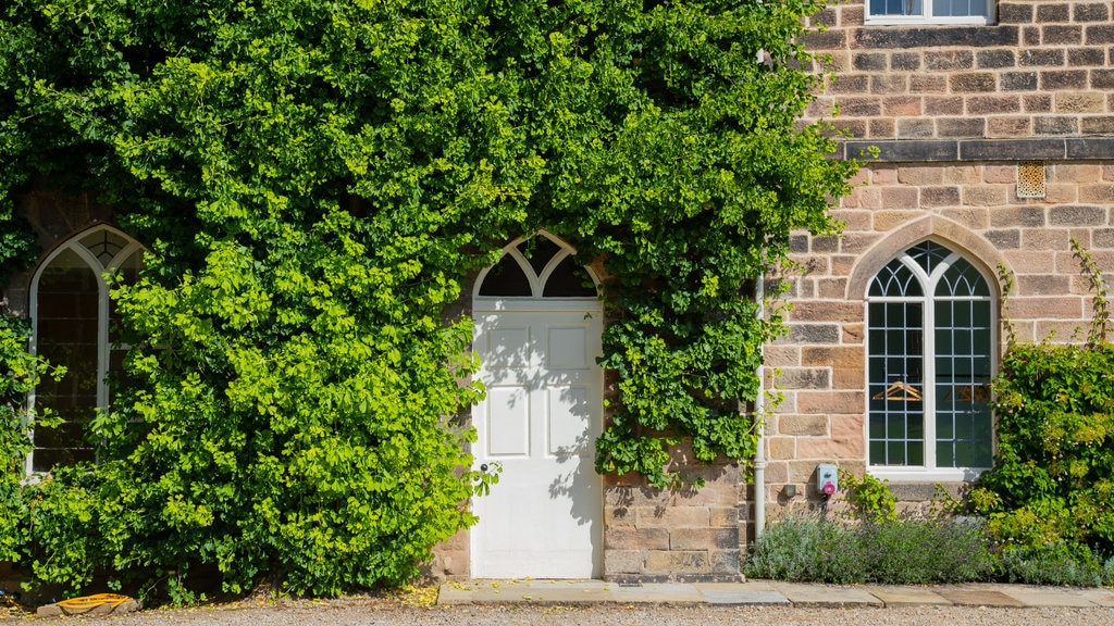 Ripley Castle and Gardens featuring a house and heritage elements