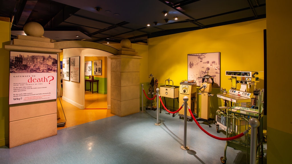 Thackray Medical Museum featuring interior views and signage