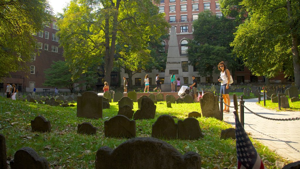 Massachusetts featuring a cemetery