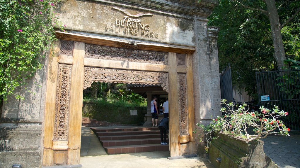 Bali Bird Park showing a garden